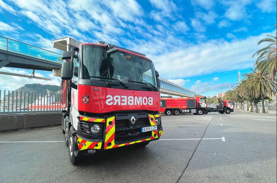 bomberos, port de barcelona
